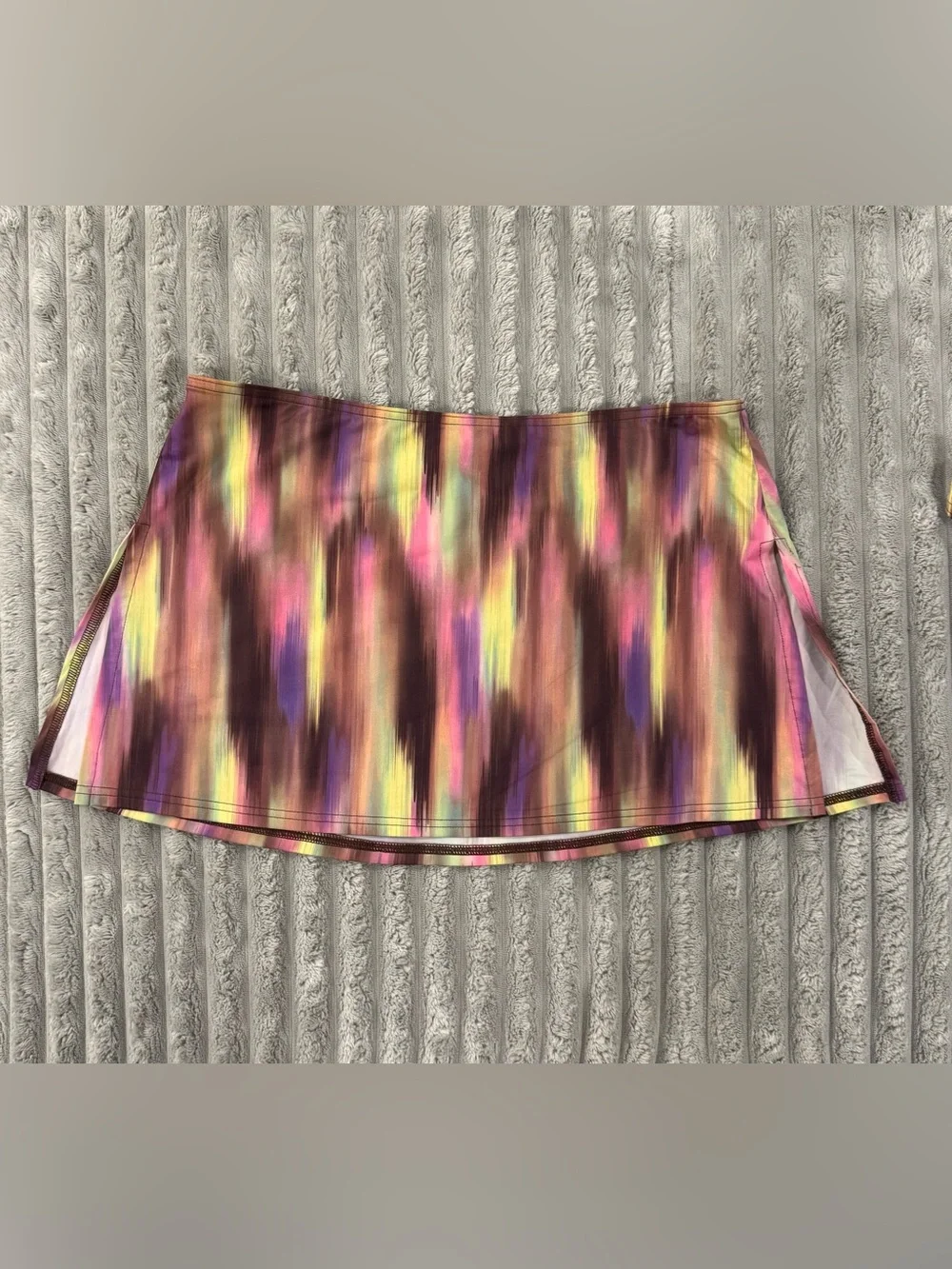 Multi-Color Abstract Stripe Tankini Set